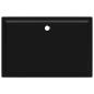 Preview: Duschtasse ABS Rechteckig Schwarz 80x120 cm