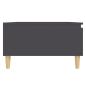 Preview: ARDEBO.de - Couchtisch Grau 90x60x35 cm Holzwerkstoff