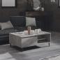 Preview: ARDEBO.de - Couchtisch Betongrau 90x60x35 cm Holzwerkstoff