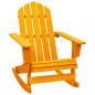 Preview: ARDEBO.de - Adirondack-Schaukelstuhl Massivholz Tanne Orange