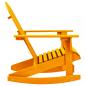Preview: Adirondack-Schaukelstuhl Massivholz Tanne Orange