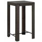 Preview: 5-tlg. Garten-Bar-Set mit Armlehnen Poly Rattan Braun