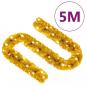 Preview: Weihnachtsgirlande mit LED 5 m Golden