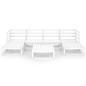 Preview: 7-tlg. Garten-Lounge-Set Massivholz Kiefer