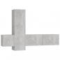 Preview: 3-tlg. TV-Schrank-Set Betongrau Holzwerkstoff