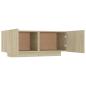 Preview: Nachttisch Sonoma-Eiche 100x35x40 cm Holzwerkstoff