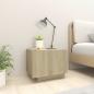 Preview: Nachttisch Sonoma-Eiche 100x35x40 cm Holzwerkstoff