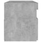 Preview: Nachttische mit LED-Leuchten 2 Stk. Betongrau 60x35x40 cm