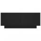 Preview: TV-Schrank Schwarz 100x35x40 cm Holzwerkstoff