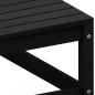 Preview: Garten-Ecksofas 2 Stk. Schwarz Kiefer Massivholz
