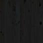 Preview: 3-tlg. Garten-Lounge-Set Schwarz Massivholz Kiefer