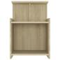 Preview: Nachttische 2 Stk. Sonoma-Eiche 40x35x60 cm Holzwerkstoff