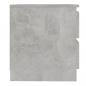 Preview: Nachttische 2 Stk. Betongrau 50x39x43,5 cm Holzwerkstoff
