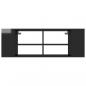 Preview: TV-Wandschrank Hochglanz-Schwarz 102x35x35 cm Holzwerkstoff