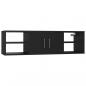 Preview: Wandregal Schwarz 102x30x29 cm Holzwerkstoff