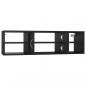 Preview: Wandregal Schwarz 102x30x29 cm Holzwerkstoff