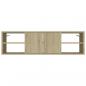 Preview: Wandregal Sonoma-Eiche 102x30x29 cm Holzwerkstoff