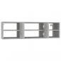 Preview: Wandregal Betongrau 102x30x29 cm Holzwerkstoff