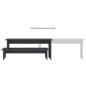 Preview: ARDEBO.de - TV-Schrank Grau 180x30x43 cm Holzwerkstoff