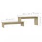 Preview: TV-Schrank Sonoma-Eiche 180x30x43 cm Holzwerkstoff