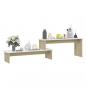 Preview: TV-Schrank Sonoma-Eiche Weiß 180x30x43 cm Holzwerkstoff