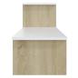 Preview: TV-Schrank Sonoma-Eiche Weiß 180x30x43 cm Holzwerkstoff