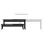 Preview: TV-Schrank Hochglanz-Schwarz 180x30x43 cm Holzwerkstoff