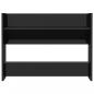 Preview: Wand-Schuhschrank Hochglanz-Schwarz 80x18x60 cm Holzwerkstoff