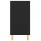 Preview: Sideboard Schwarz 103,5x35x70 cm Holzwerkstoff