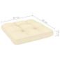 Preview: 4-tlg. Garten-Lounge-Set mit Kissen Kiefer Massivholz