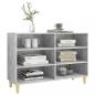 Preview: Sideboard Betongrau 103,5x35x70 cm Holzwerkstoff