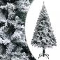Preview: ARDEBO.de - Künstlicher Weihnachtsbaum mit Schnee Grün 120 cm PVC