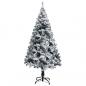 Preview: Künstlicher Weihnachtsbaum mit Schnee Grün 120 cm PVC