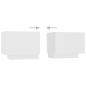 Preview: TV-Schrank mit LED-Leuchten Weiß 180x35x40 cm