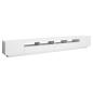 Preview: TV-Schrank mit LED-Leuchten Weiß 300x35x40 cm