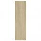 Preview: Wandregal Sonoma-Eiche 75x16x55 cm Holzwerkstoff