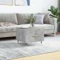 Preview: ARDEBO.de - Couchtisch Betongrau 50x50x40 cm Holzwerkstoff