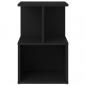 Preview: Nachttische 2 Stk. Schwarz 35x35x55 cm Holzwerkstoff