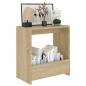 Preview: Beistelltisch Sonoma-Eiche 50x26x50 cm Holzwerkstoff