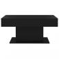 Preview: Couchtisch Schwarz 96x50x45 cm Holzwerkstoff