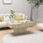 Preview: ARDEBO.de - Couchtisch Sonoma-Eiche 96x50x45 cm Holzwerkstoff