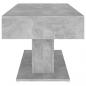 Preview: Couchtisch Betongrau 96x50x45 cm Holzwerkstoff
