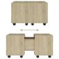 Preview: Couchtisch Sonoma-Eiche 60x60x38 cm Holzwerkstoff