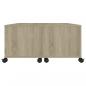 Preview: Couchtisch Sonoma-Eiche 75x75x38 cm Holzwerkstoff