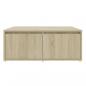 Preview: Couchtisch Sonoma-Eiche 80x80x31 cm Holzwerkstoff