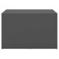 Preview: ARDEBO.de - 3-tlg. Satztisch-Set Grau 60x60x38 cm Holzwerkstoff