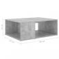 Preview: Couchtisch Betongrau 90x67x33 cm Holzwerkstoff