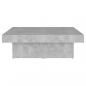 Preview: Couchtisch Betongrau 90x90x28 cm Holzwerkstoff