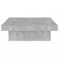Preview: Couchtisch Betongrau 90x90x28 cm Holzwerkstoff