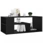 Preview: Couchtisch Schwarz 100x50x40 cm Holzwerkstoff